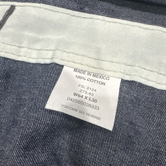 NEW NWT Key Imperial Bib Overalls Mens 64x30 Rinsed Blue Denim Zip Fly Workwear - Picture 9 of 10